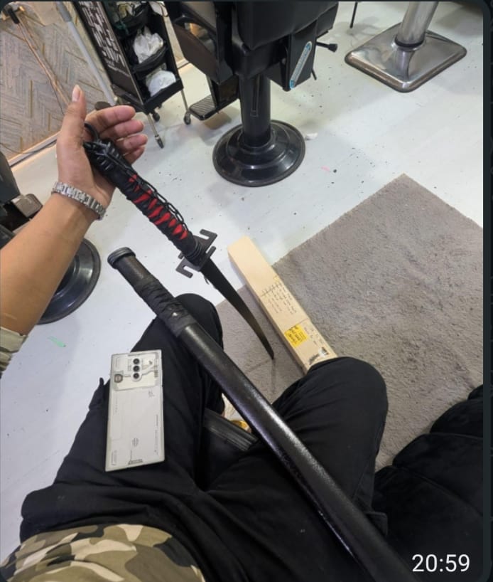 Customer photo review of Ichigo Zangetsu Katana