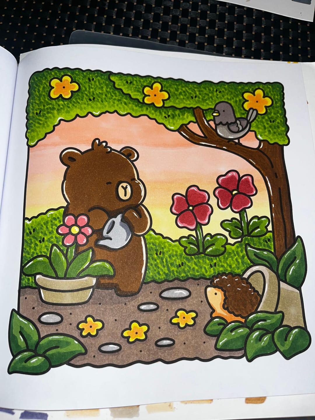 Customer photo review of Ohuhu Honolulu 104 Colors Dual Tips Alcohol Art Markers (New Color Codes)