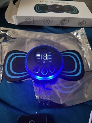 Customer photo review of RelaxWave EMS Neck & Back Massager