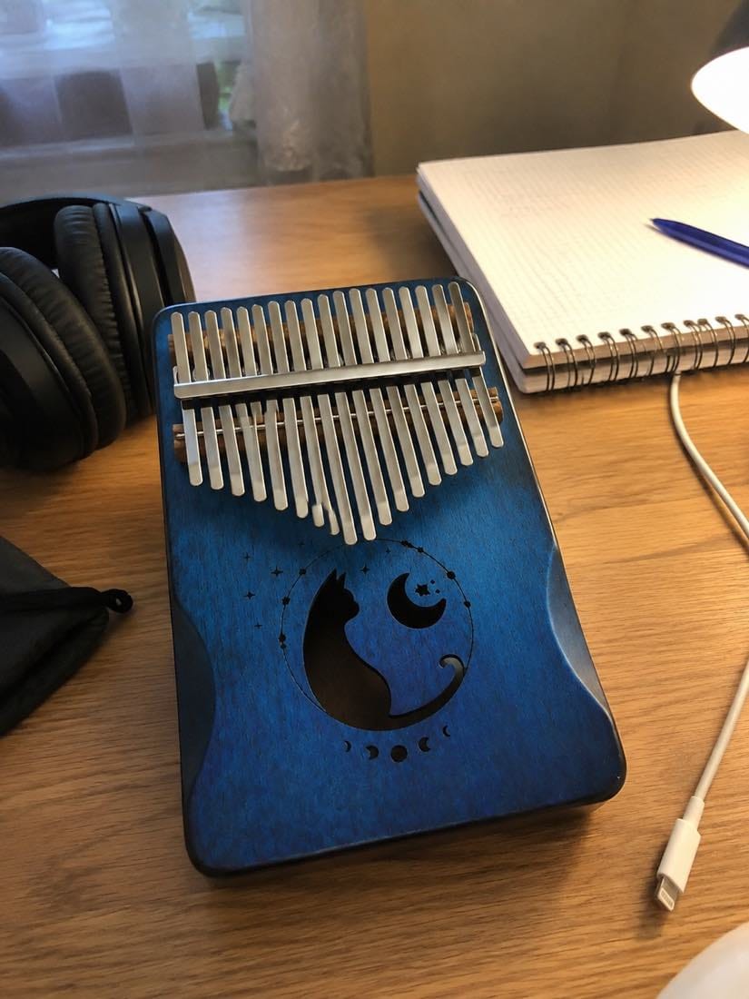 Customer photo review of Kalimba 17 Tasten - Mahagoni, Sternenhimmel-Design