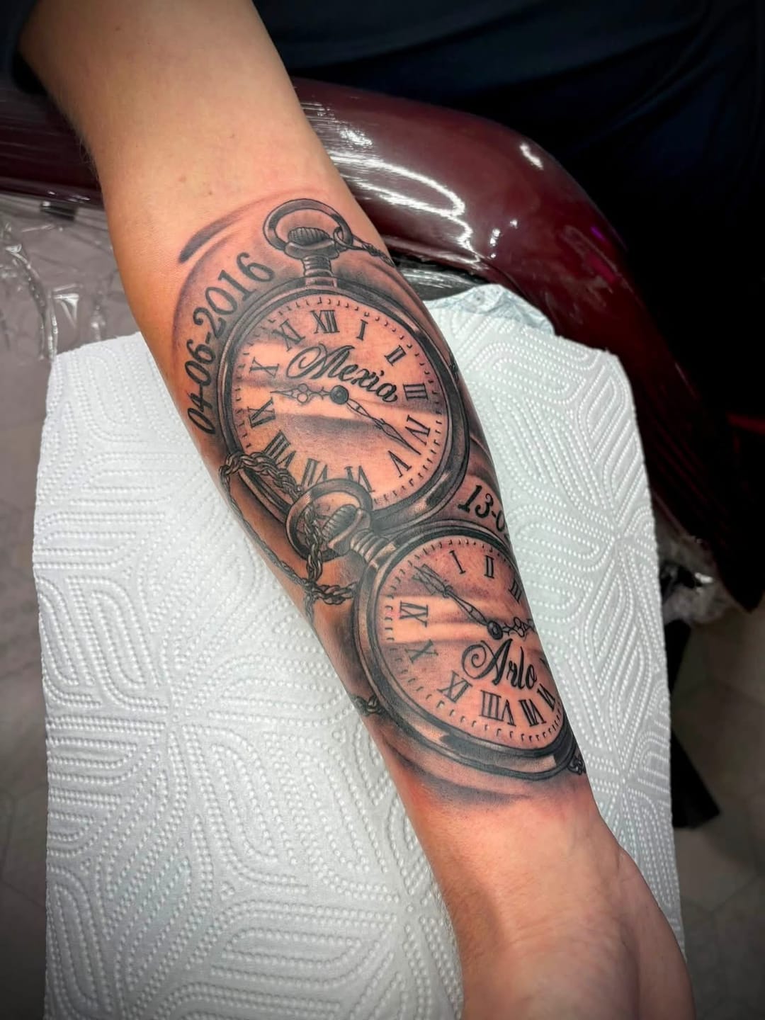 Customer photo review of TattooNumbx Numbing Cream