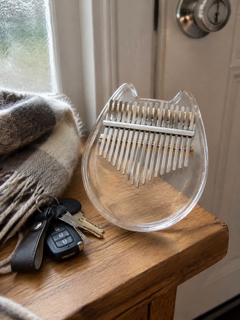 Customer photo review of Kalimba 17 Tasten - Katzen-Motiv