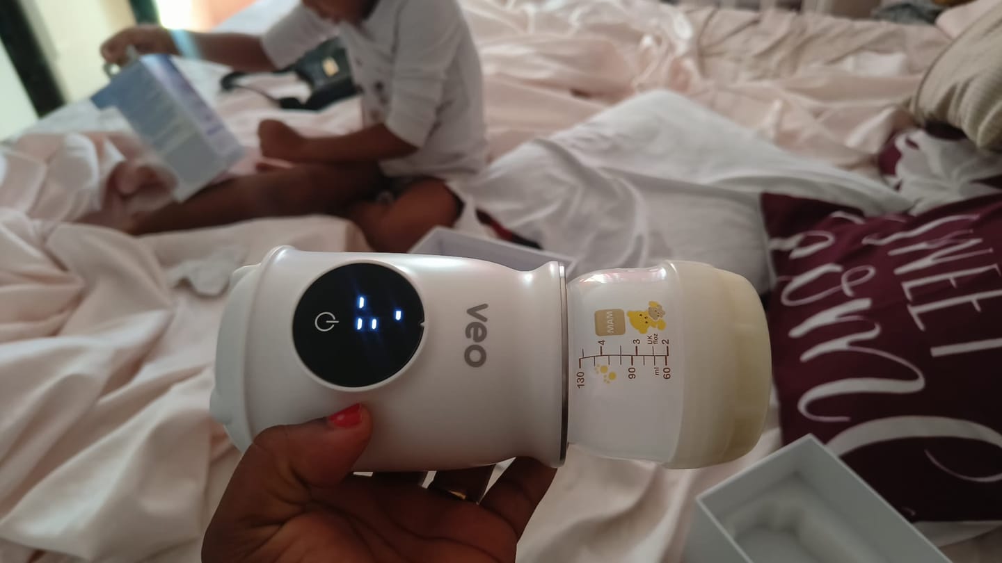 Customer photo review of VEO - Il primo scalda biberon portatile a batteria