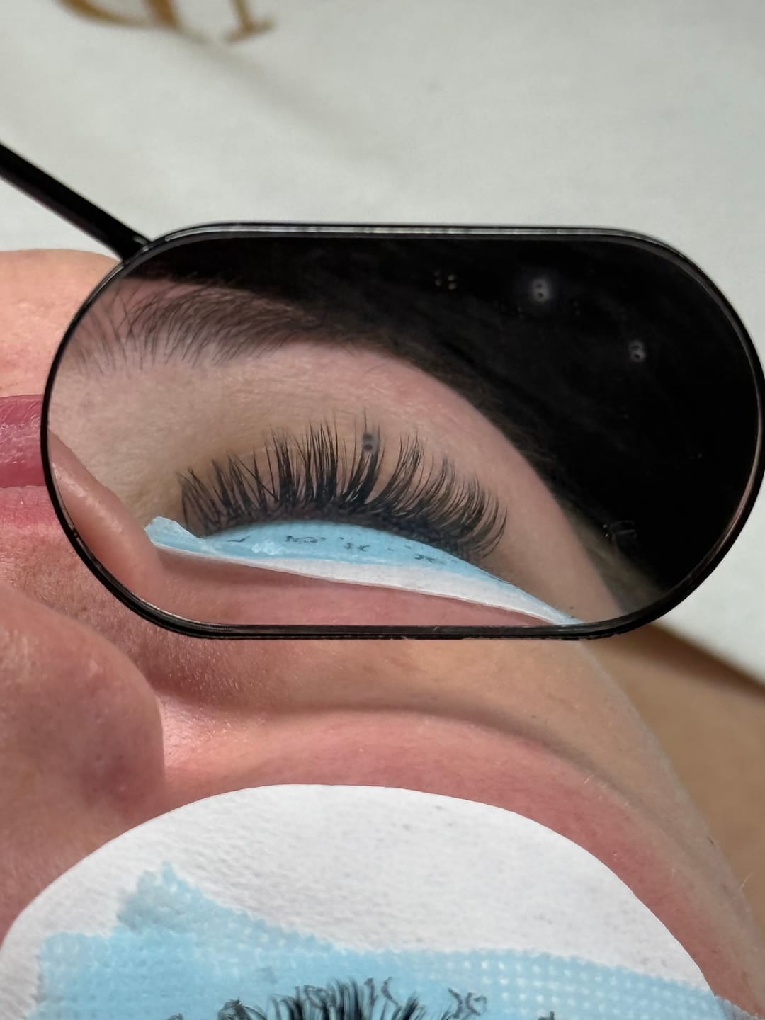 Customer photo review of Premium Eyelash Extensions 0.05mm