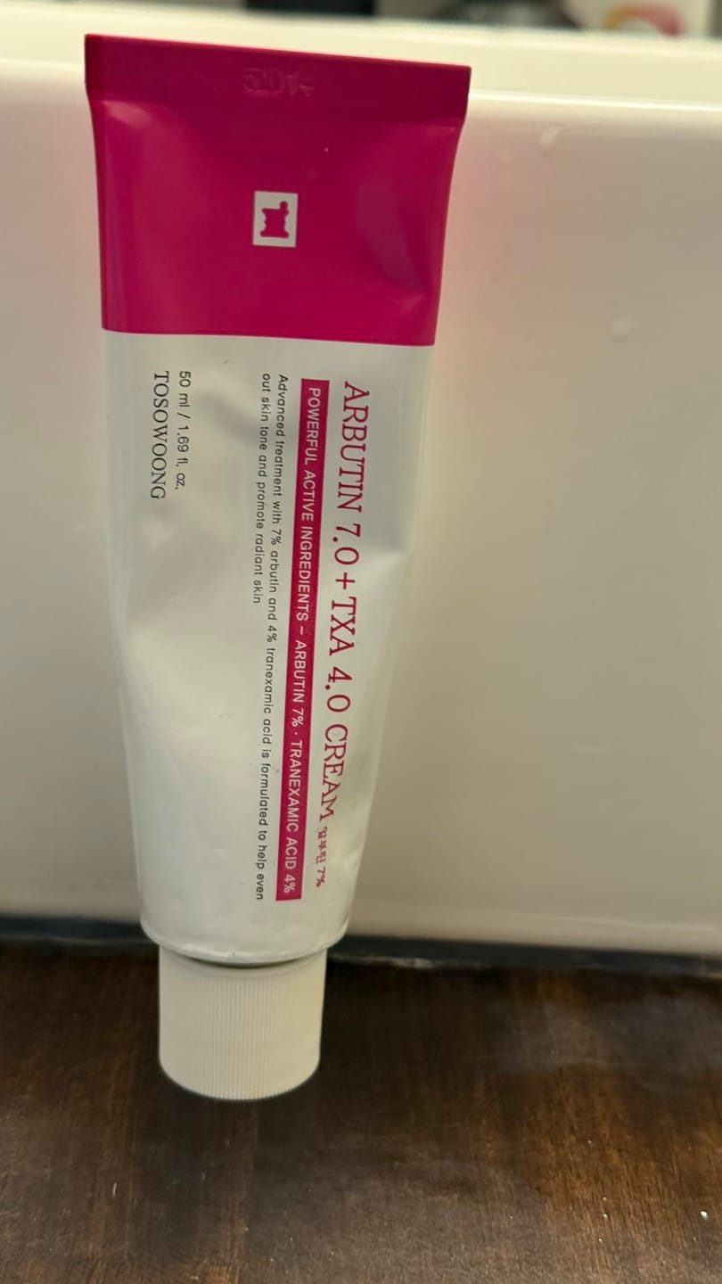 Customer photo review of Tosowoong Arbutin Brightening Cream