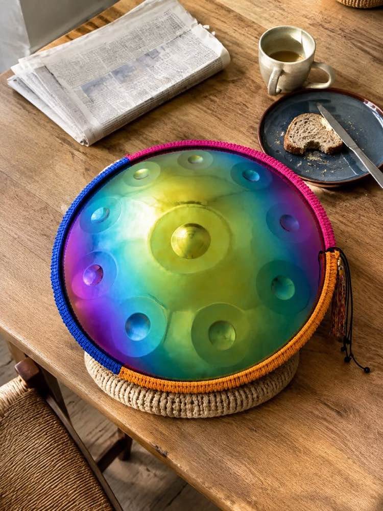 Customer photo review of Handpan Kurd D-Moll 10 Noten - Lebensbaum-Design