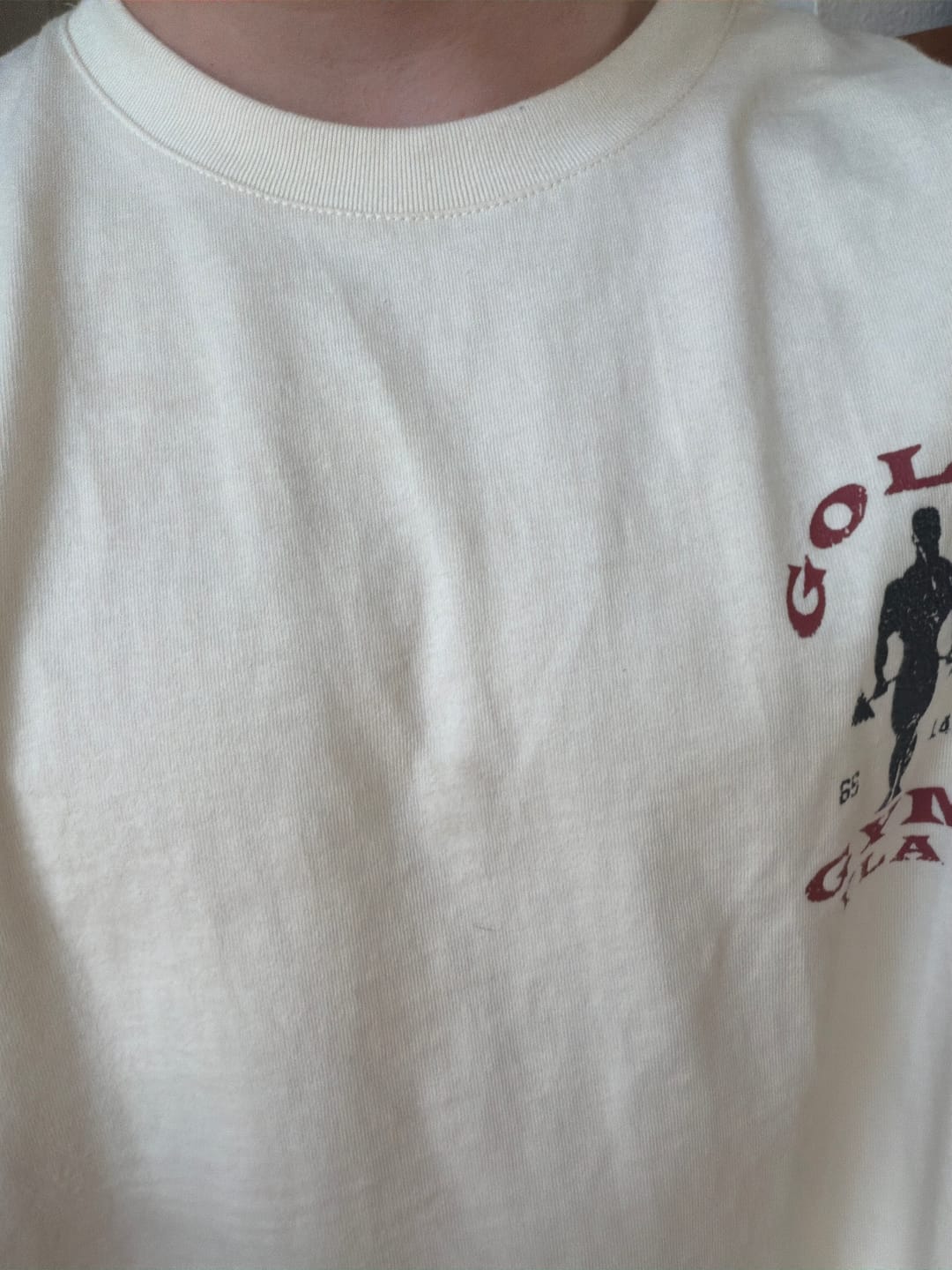 Customer photo review of 4002 - Golds Gym New Age Tees