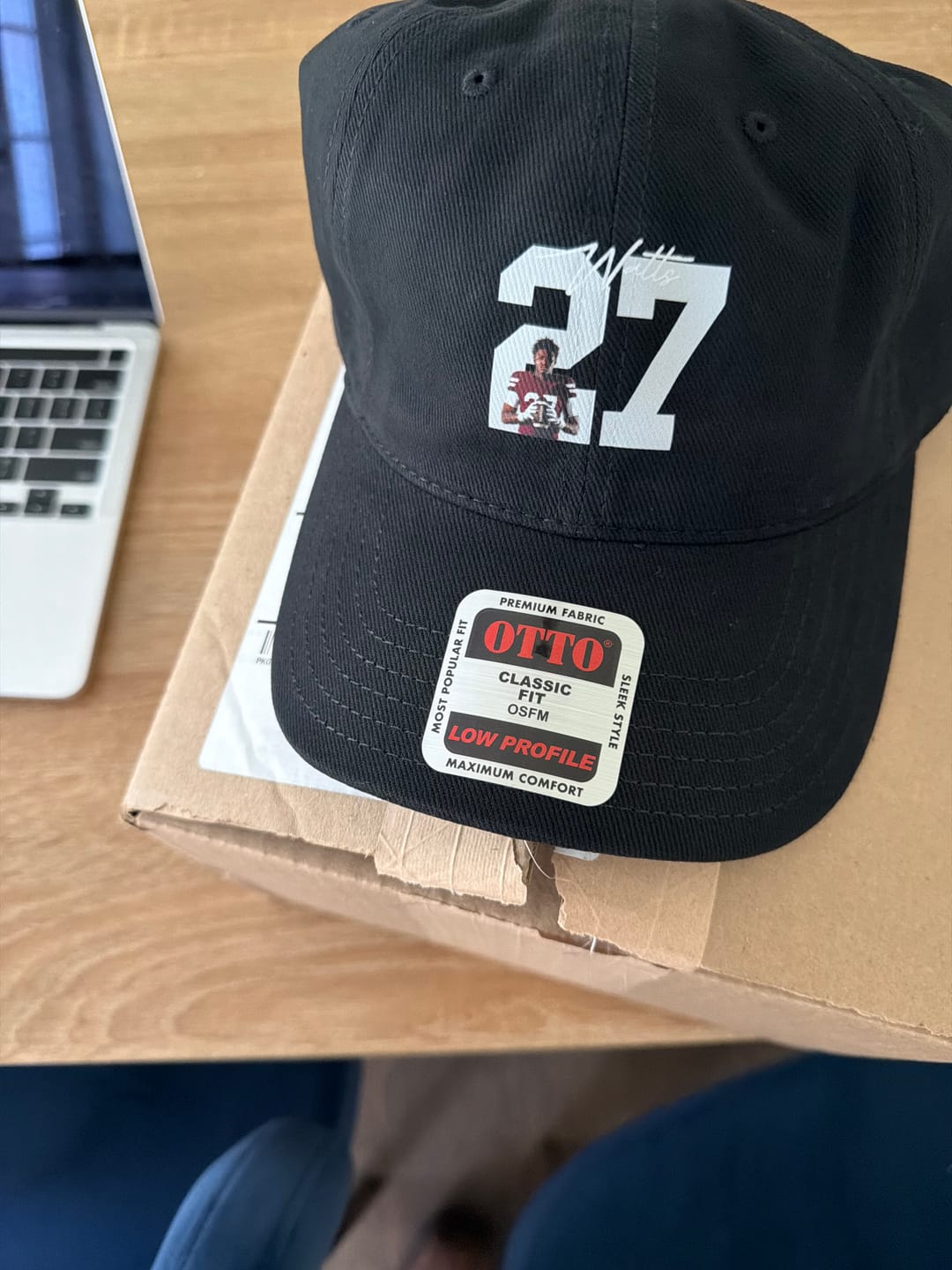 Customer photo review of Antavius Watts Hat