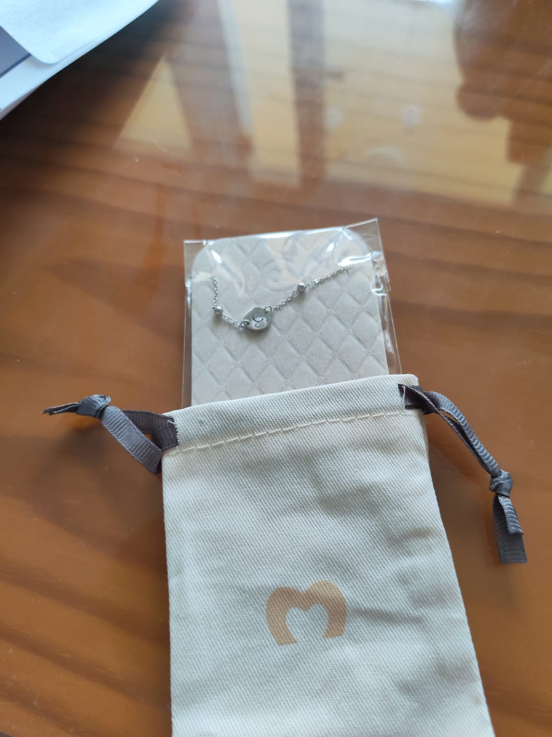 Customer photo review of Pulsera Círculo Inicial