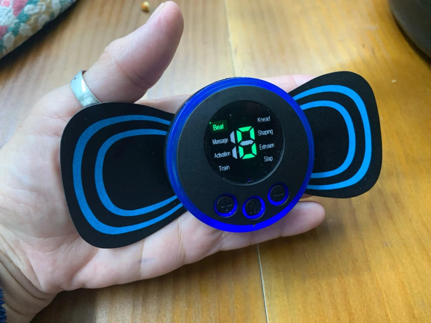 Customer photo review of RelaxWave EMS Neck & Back Massager