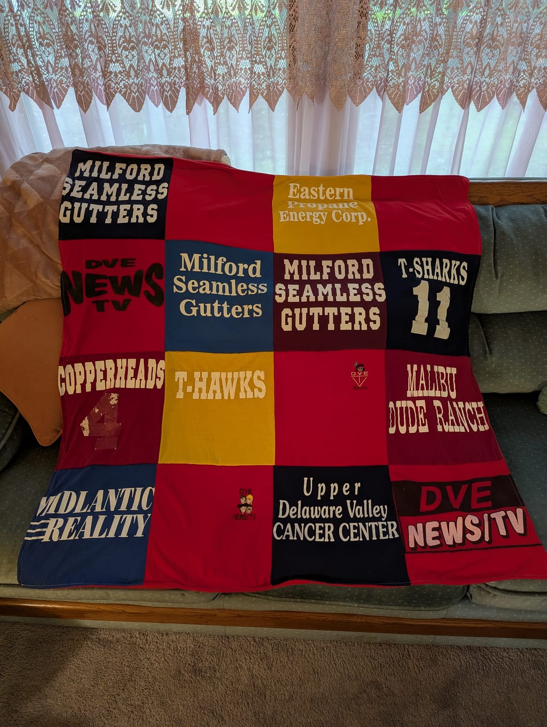 Customer photo review of Project Repat T-Shirt Quilt