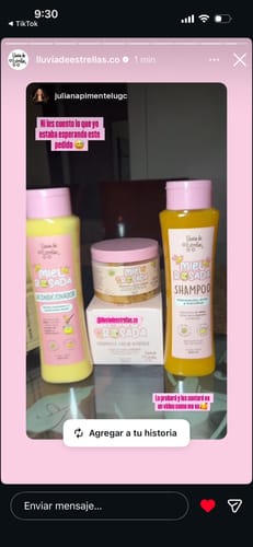 Customer photo review of LINEA MIEL ROSADA