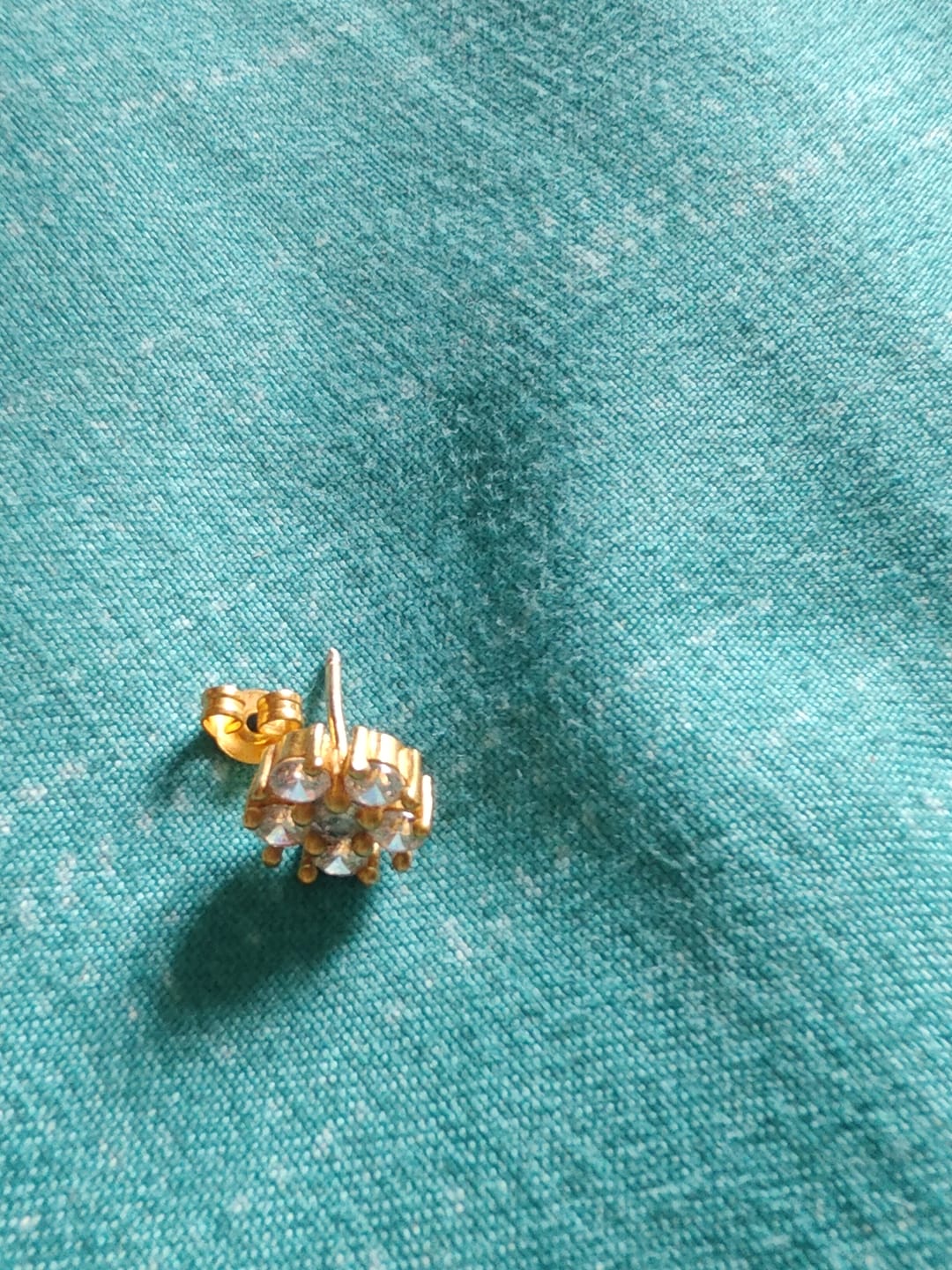 Customer photo review of Lucky Petal Earrings