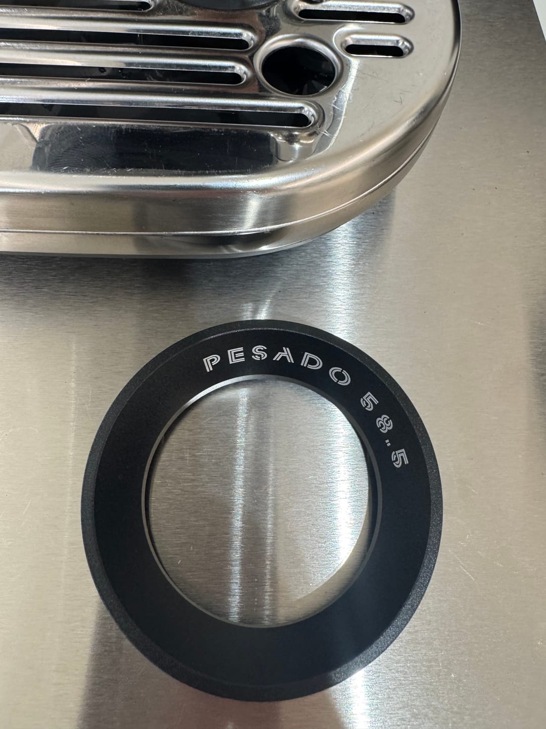 Customer photo review of Magnetic Espresso Dosing Funnel (Ring)