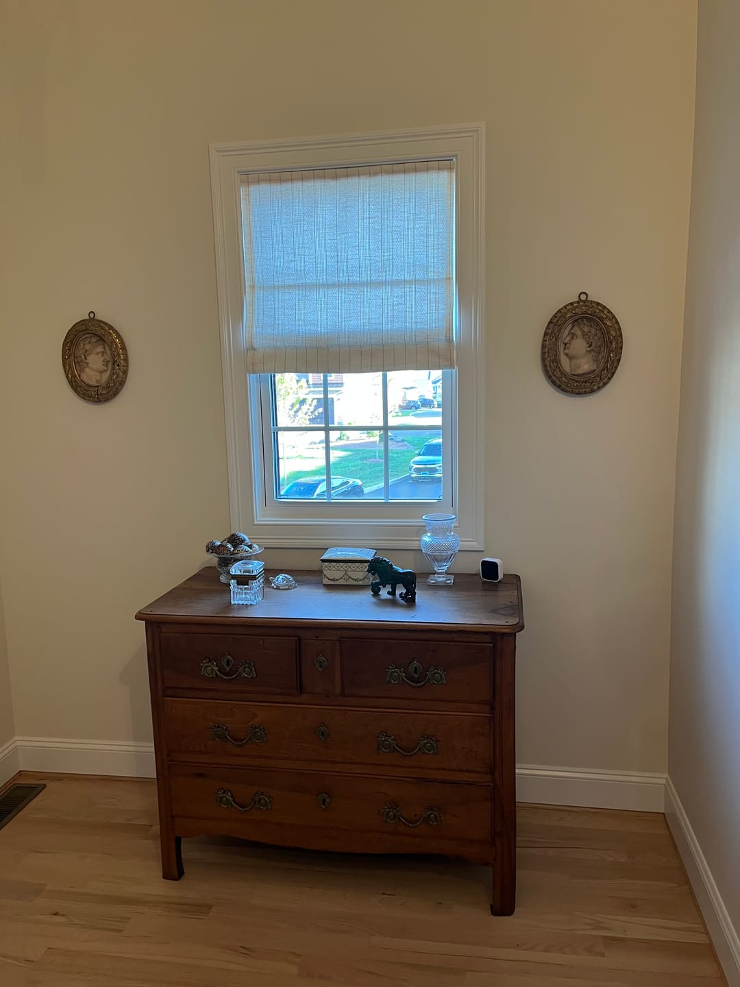 Customer photo review of Darcy Custom Roman Shades