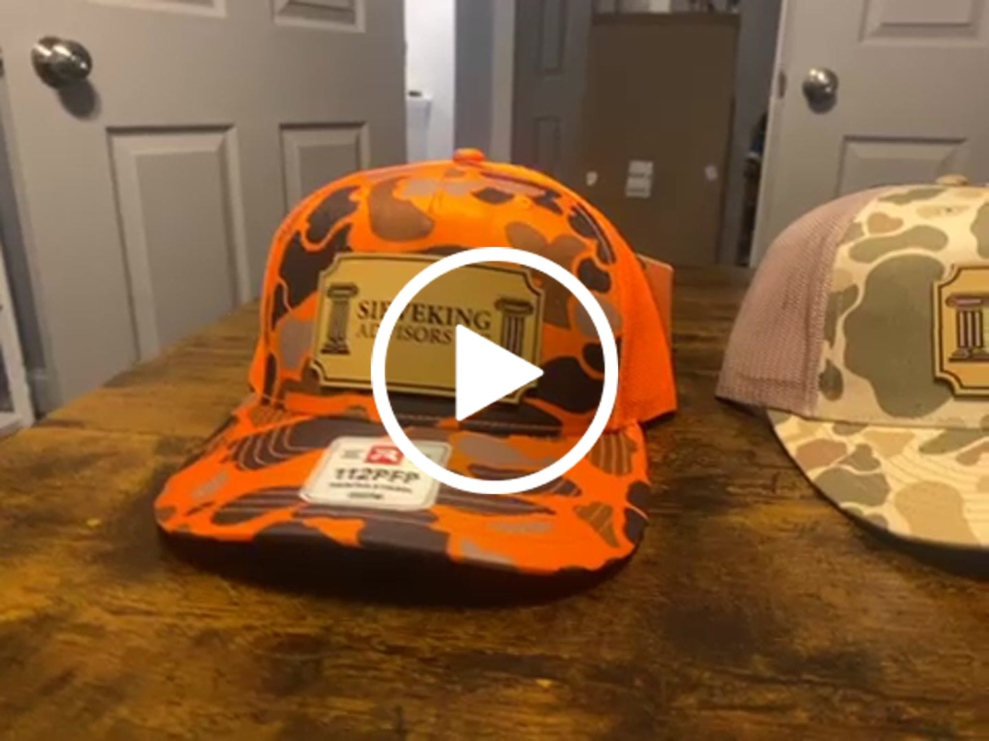 Customer video review of Premium Custom Leather Patch Hats (Wholesale)
