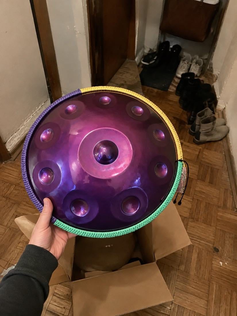 Customer photo review of Handpan Kurd D-Moll 10 Noten - Violett