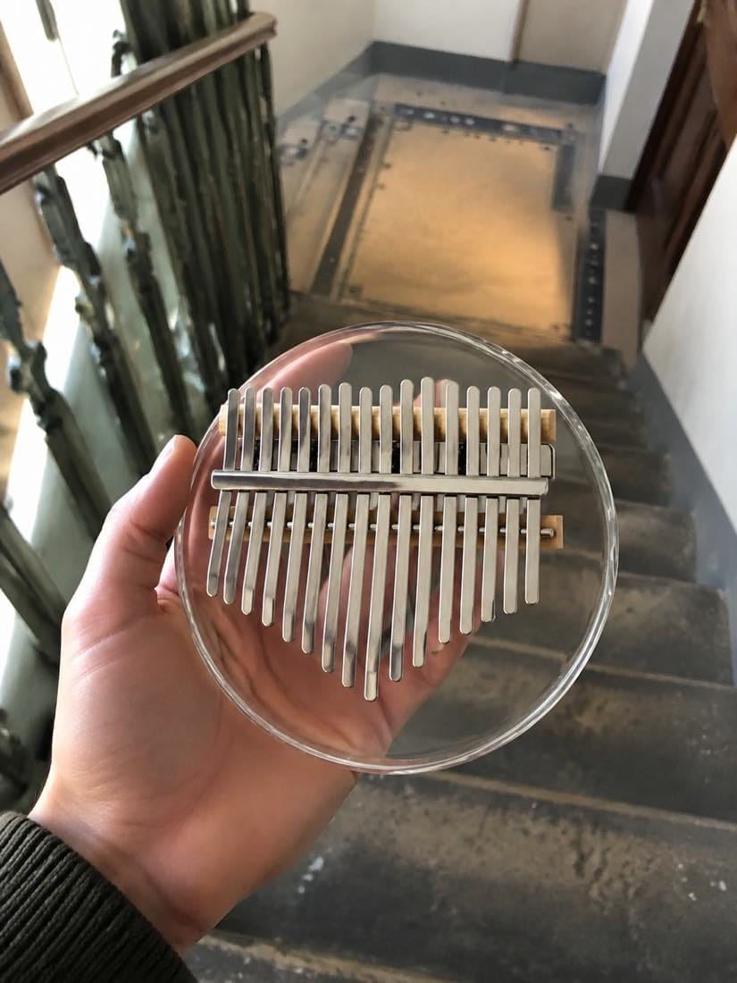 Customer photo review of Kalimba 17 Tasten - Acryl, Rund