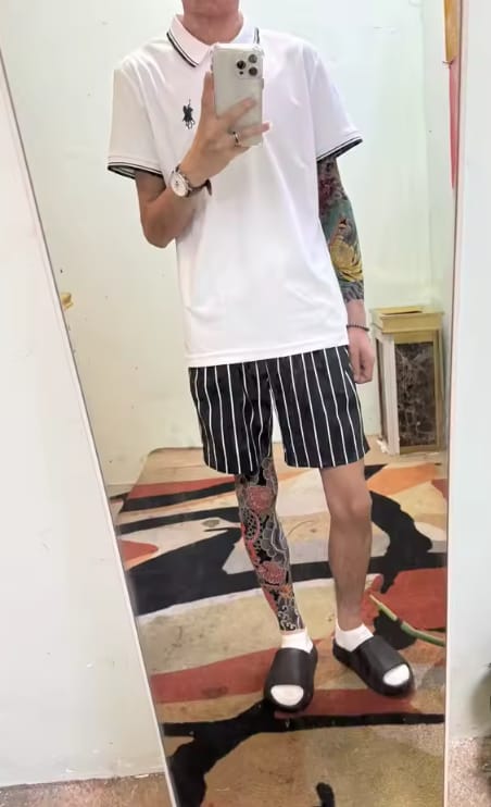 Customer photo review of Tatelio® - Invisible Tattoo Mesh