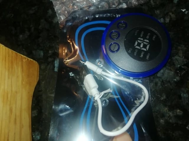 Customer photo review of RelaxWave EMS Neck & Back Massager