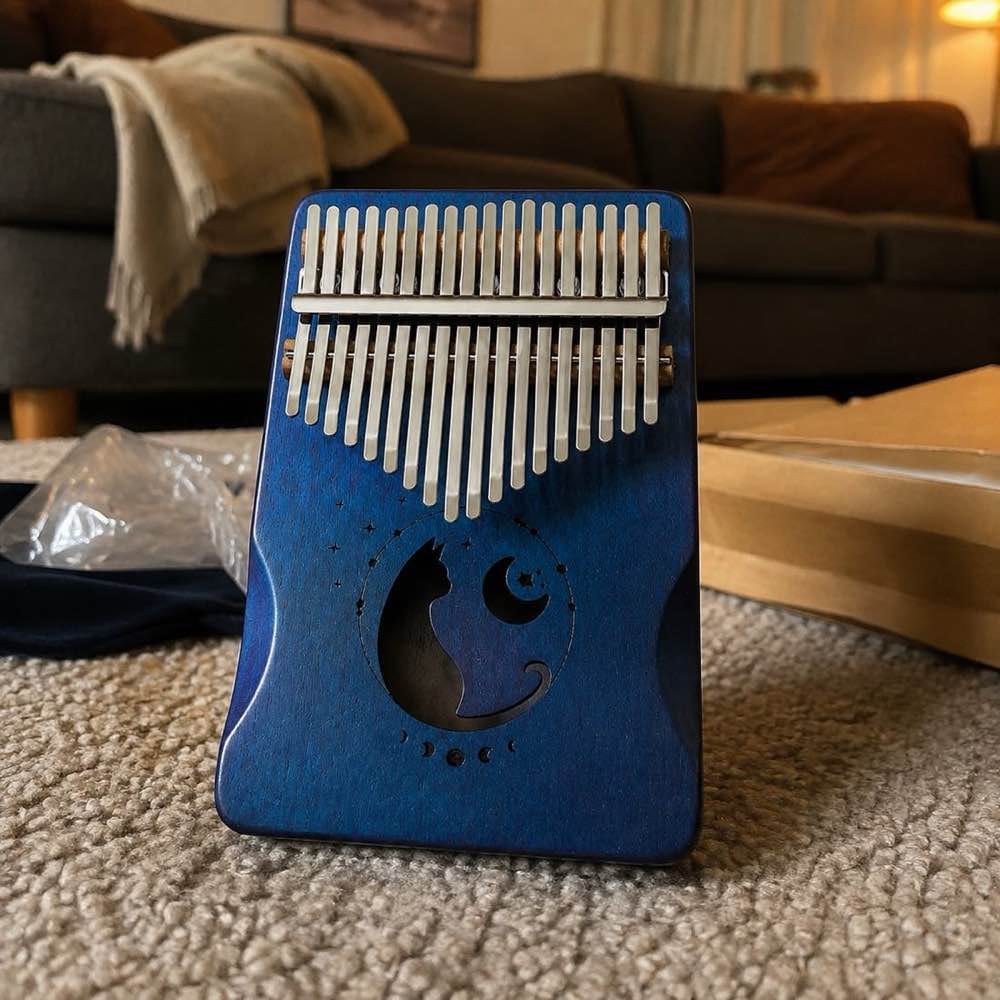 Customer photo review of Kalimba 17 Tasten - Mahagoni, Sternenhimmel-Design