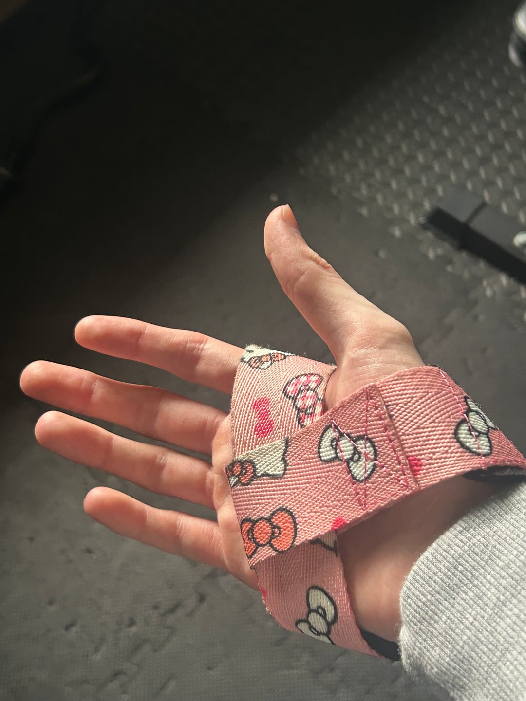 Customer photo review of Kitty Lifting Straps