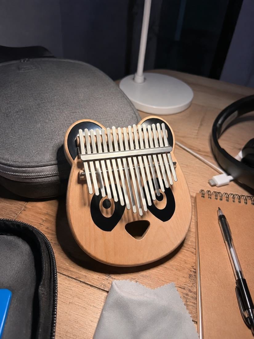 Customer photo review of Kalimba 17 Tasten - Ahornholz, Panda-Design