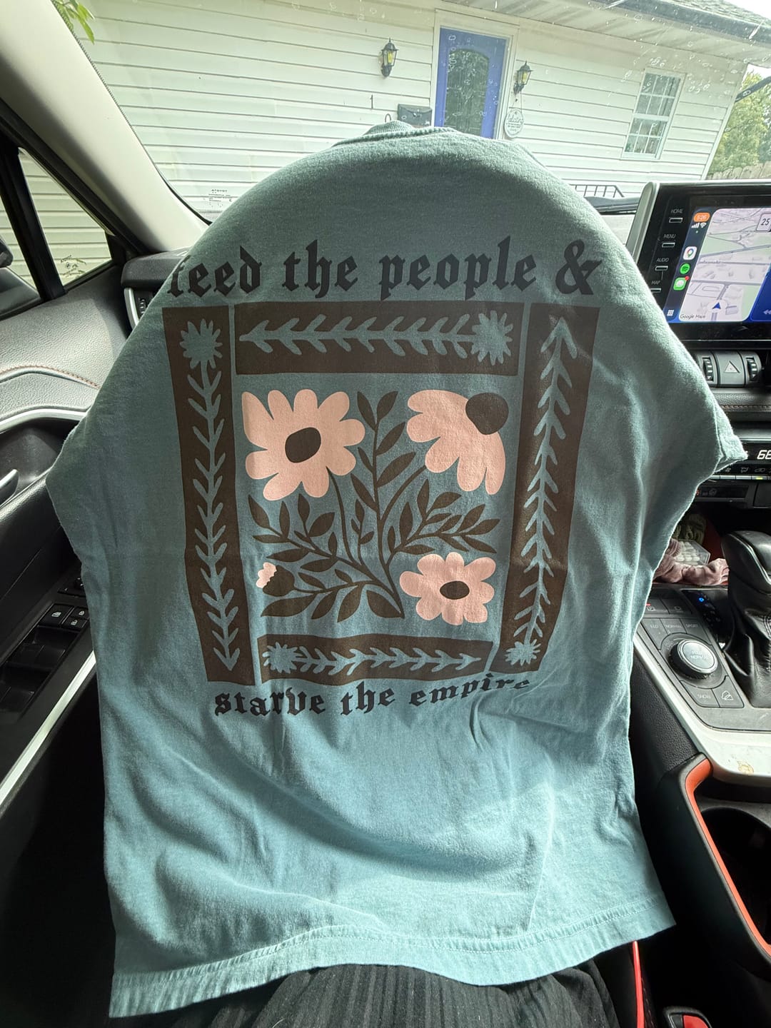 Customer photo review of Feed The People & Starve The Empire Tee