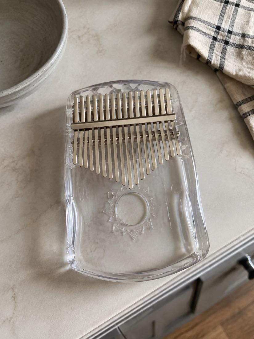 Customer photo review of Kalimba 17 Tasten - Acryl Klassik