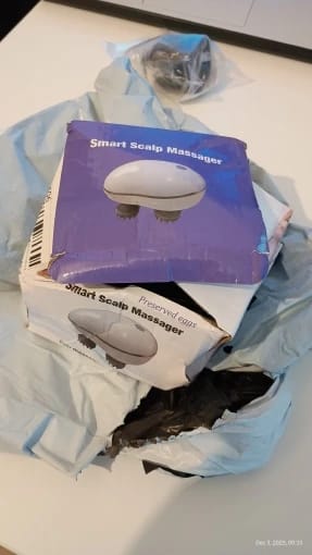 Customer photo review of Electric Hair & Scalp Massager