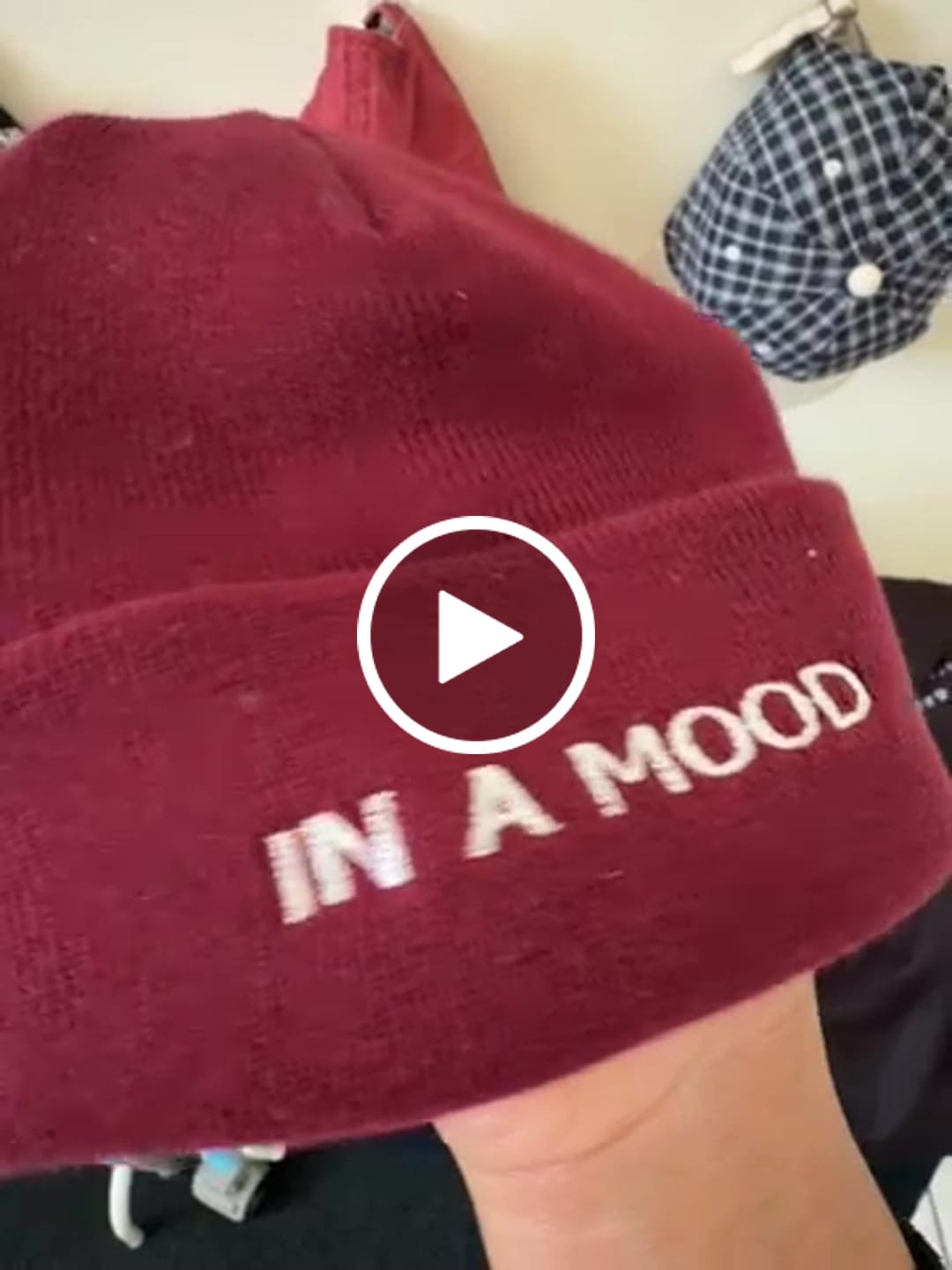 Customer video review of In a mood Beanie