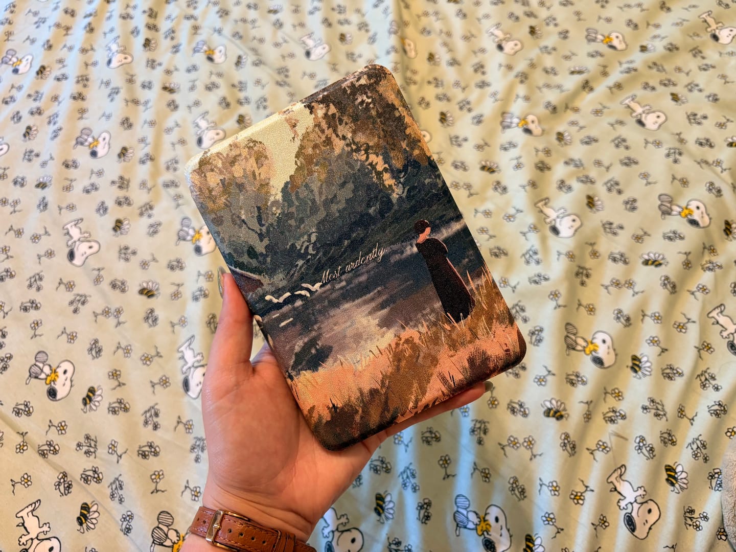 Customer photo review of Most Ardently - Kindle Case
