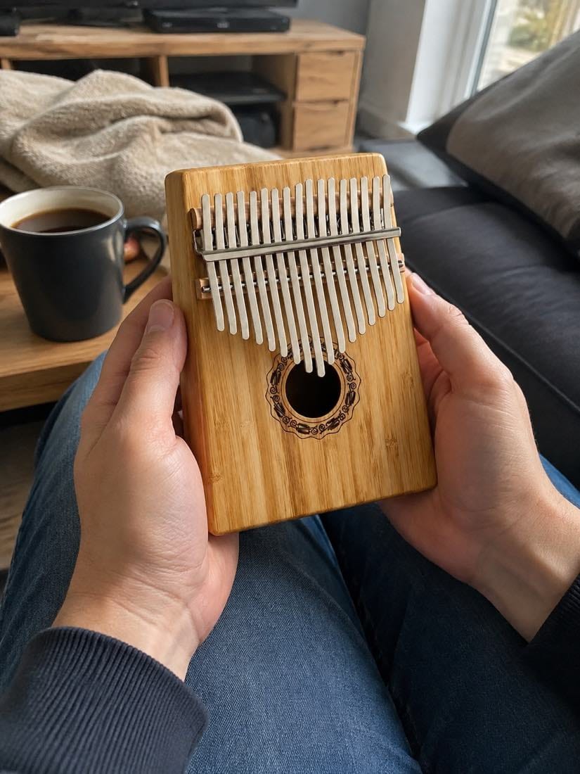 Customer photo review of Kalimba 17 Tasten - Bambus, Massivholz