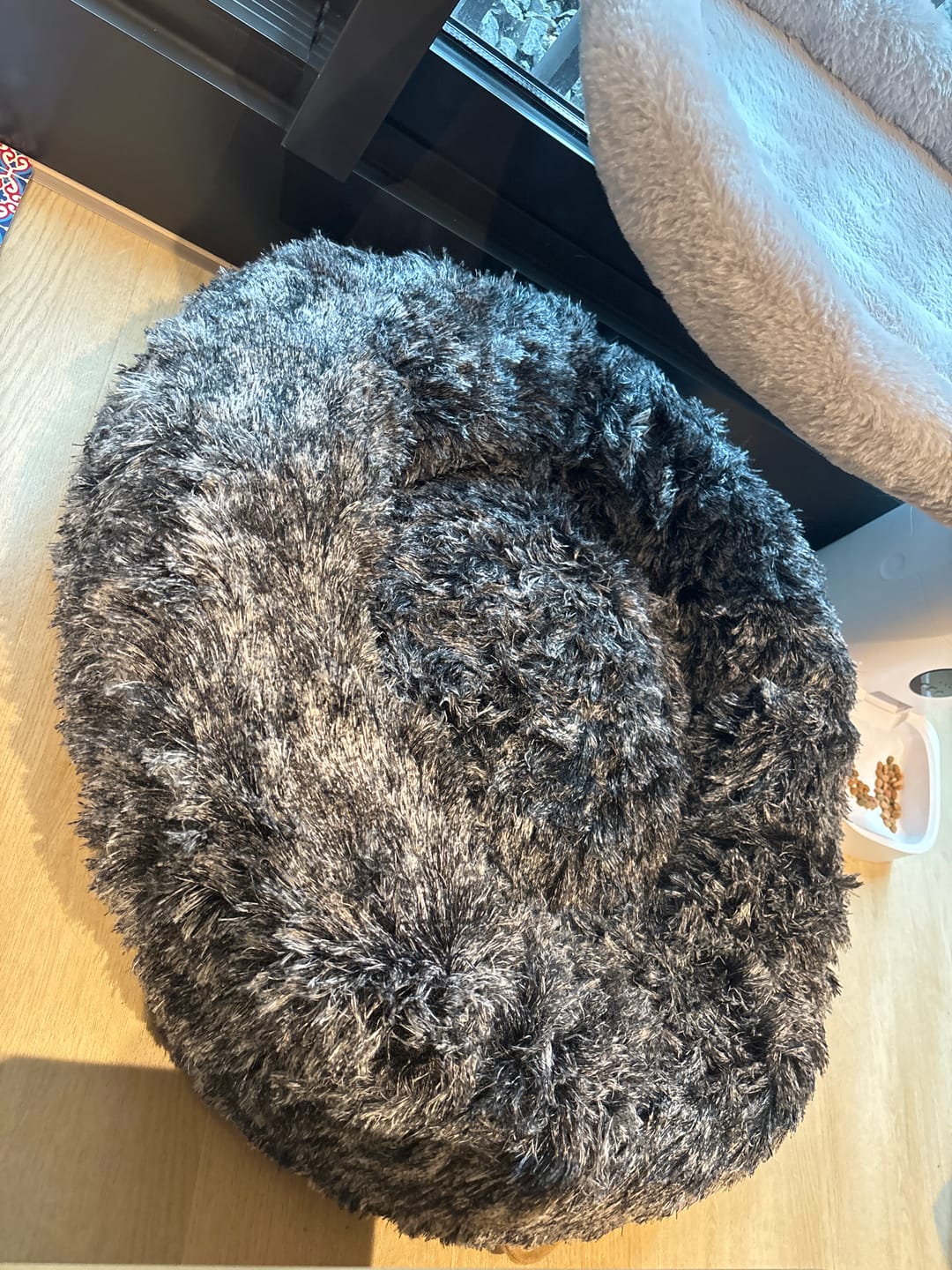 Customer photo review of Calming Donut Cat Bed - Removable Cover
