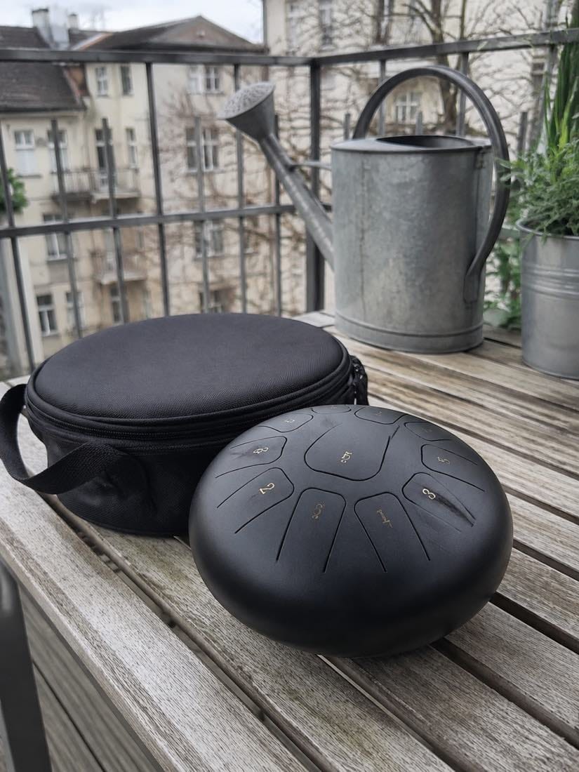 Customer photo review of Zungentrommel Lumina 11 Noten – mattschwarz