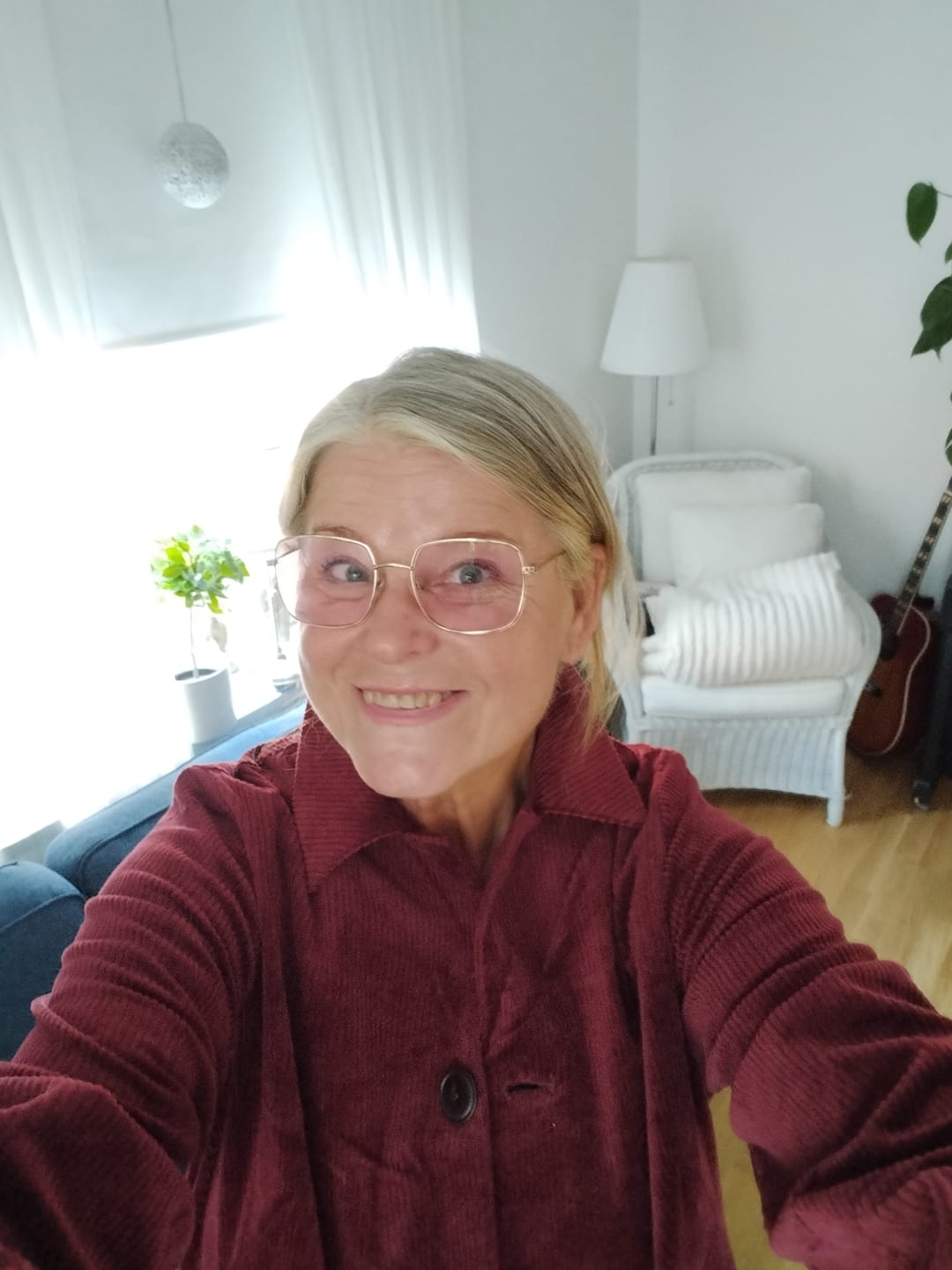 Customer photo review of Manchesterkappa Vinröd | Rino