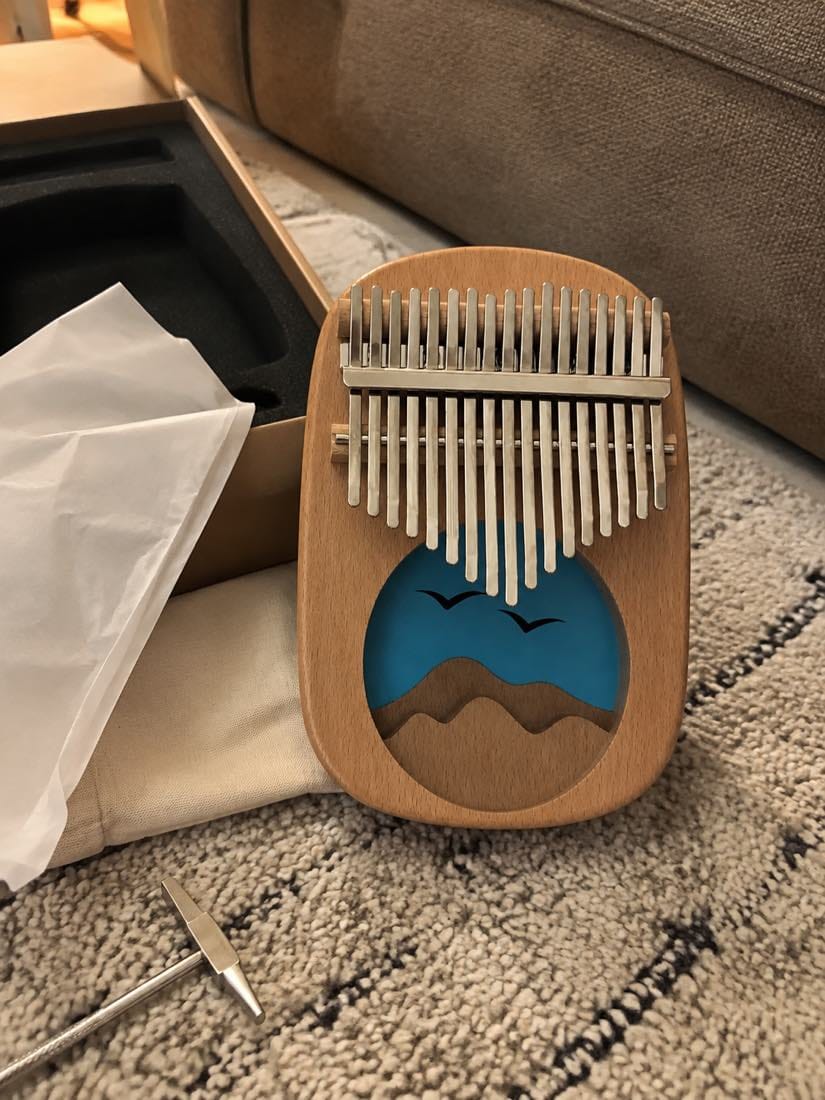 Customer photo review of Kalimba 17 Tasten - Buchenholz & Epoxidharz