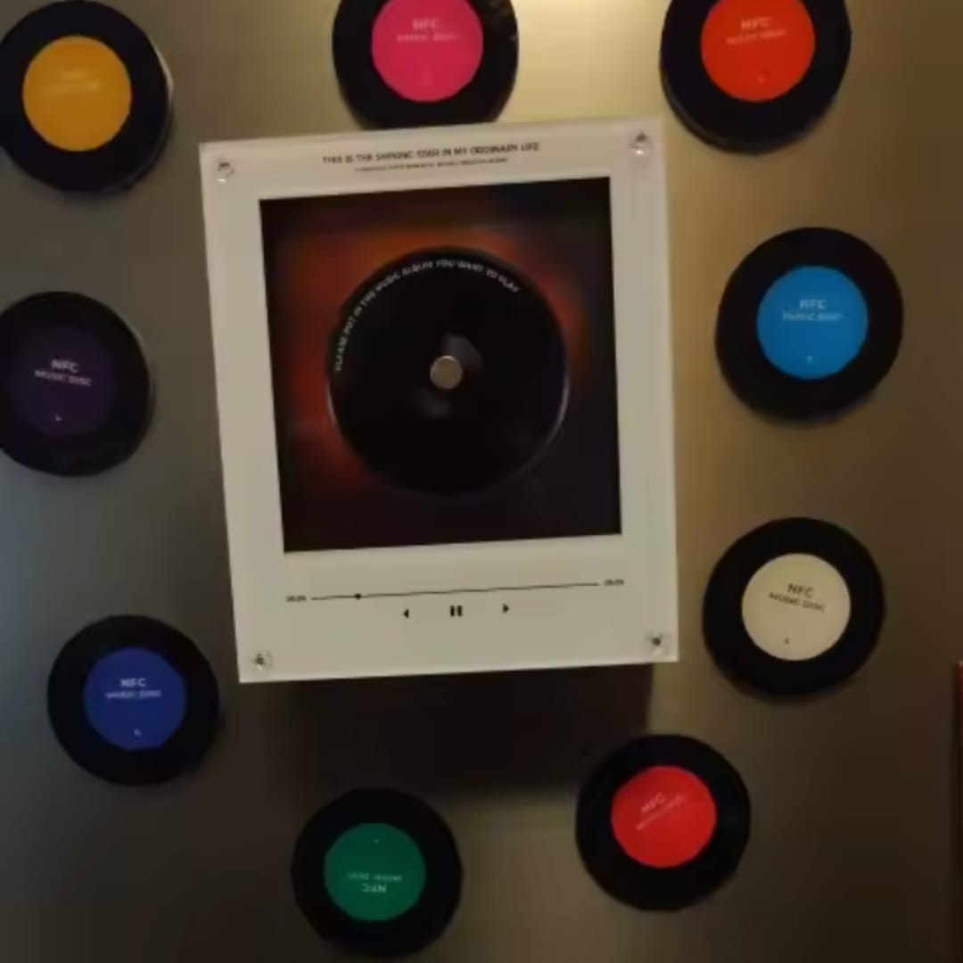 Customer photo review of Reproductor de Música NFC para Nevera