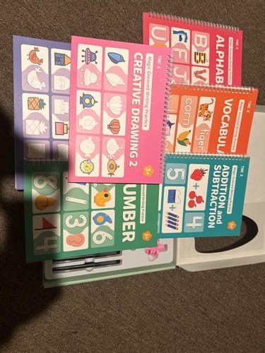 Customer photo review of LumoTrace™ Workbook: Give your child a head start