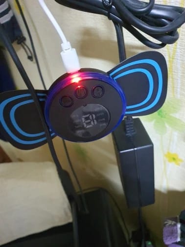 Customer photo review of RelaxWave EMS Neck & Back Massager