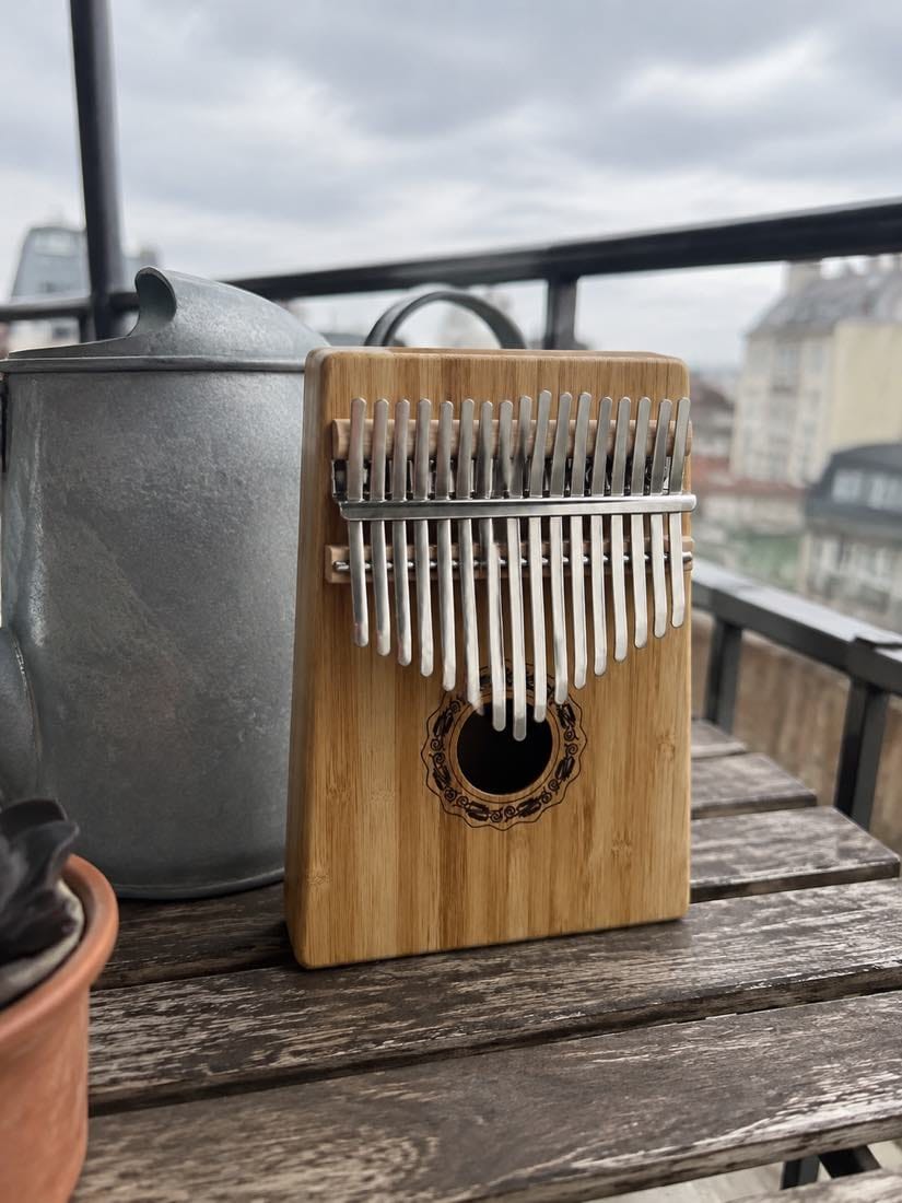 Customer photo review of Kalimba 17 Tasten - Bambus, Massivholz