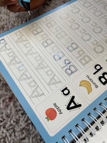 Customer photo review of LumoTrace™ Workbook: Give your child a head start