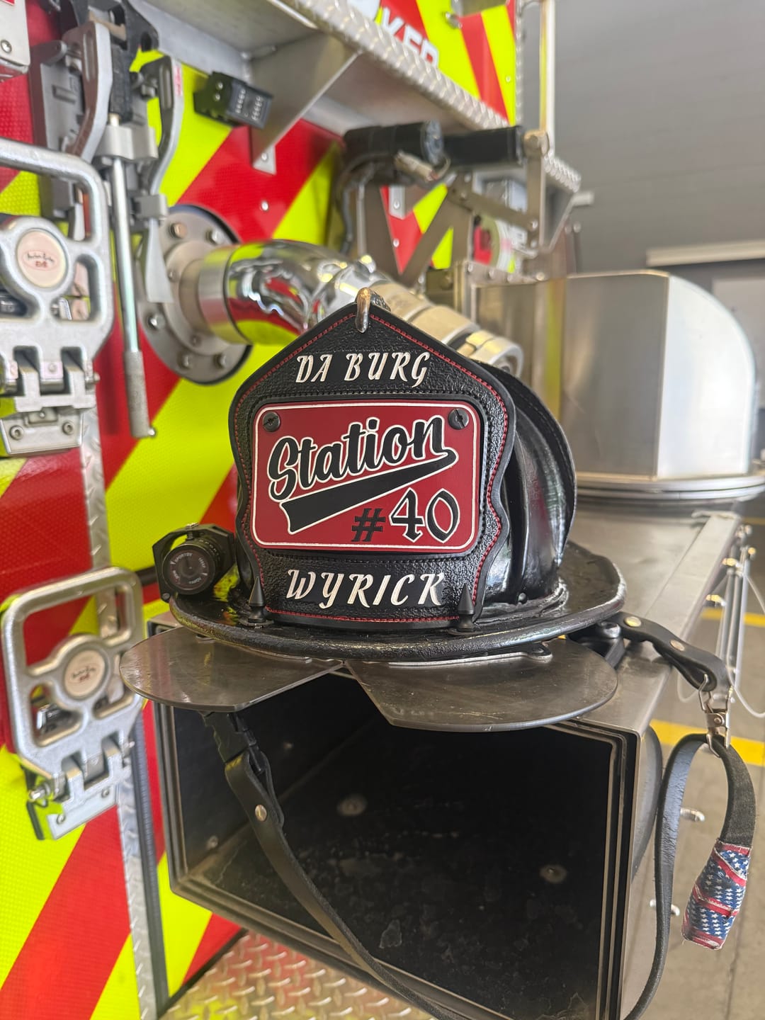 Customer photo review of Passport Firefighter Helmet Shield