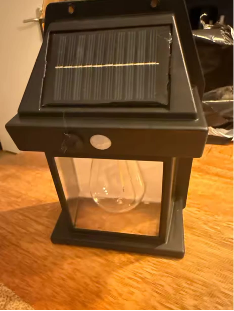 Customer photo review of Sol Solar Up & Down Wall Light | Waterproof Outdoor LED Sconce for Fence & Patio