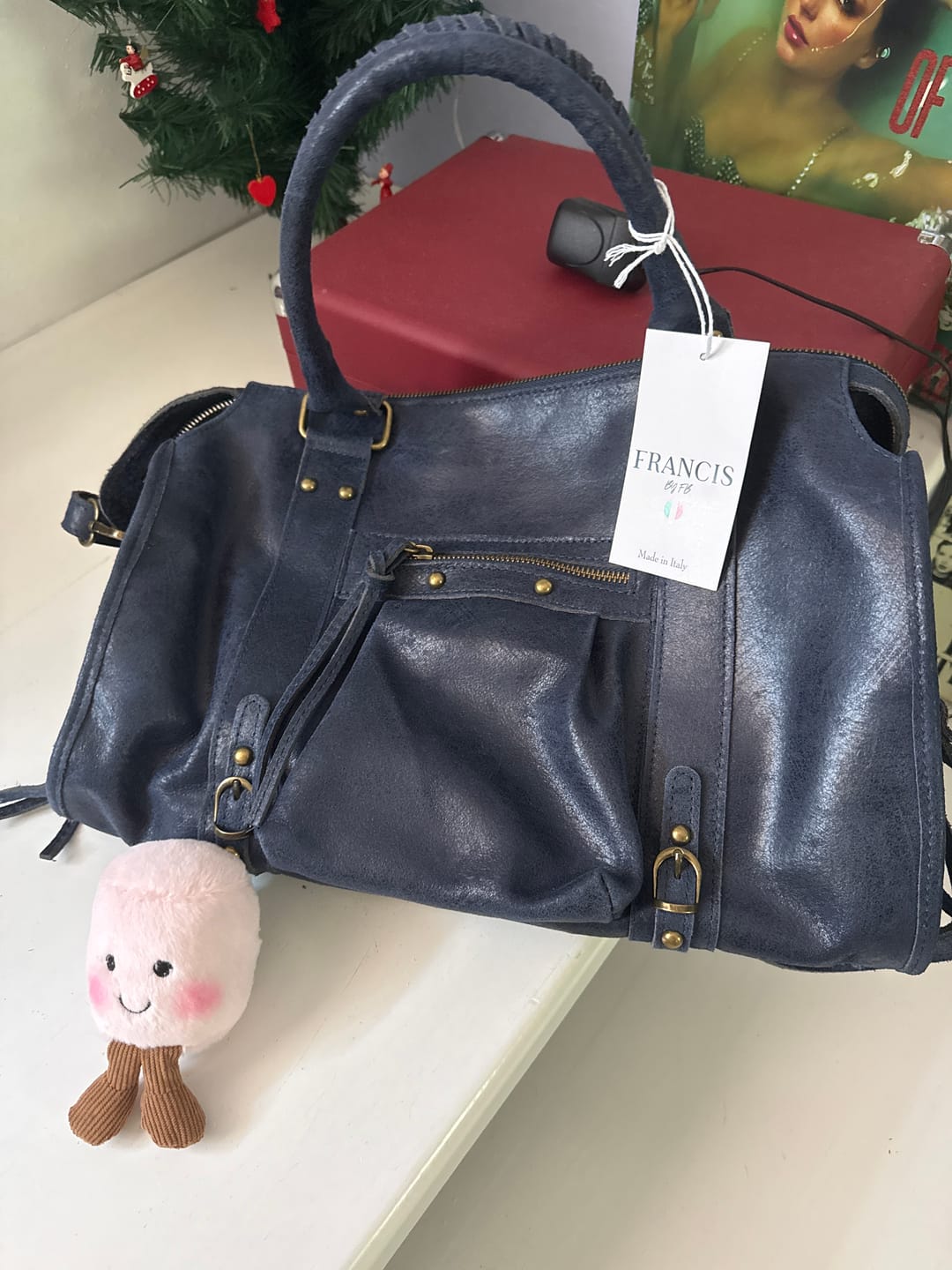 Customer photo review of It girl bag navy