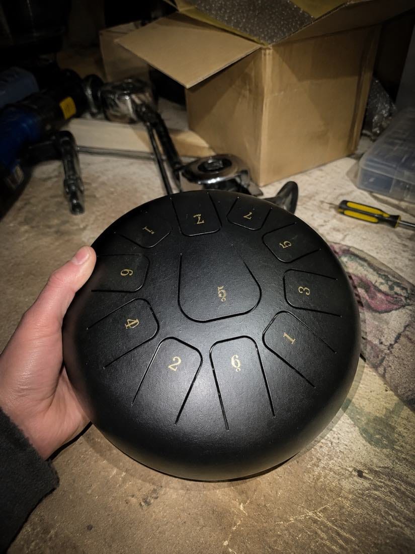 Customer photo review of Zungentrommel Lumina 11 Noten – mattschwarz