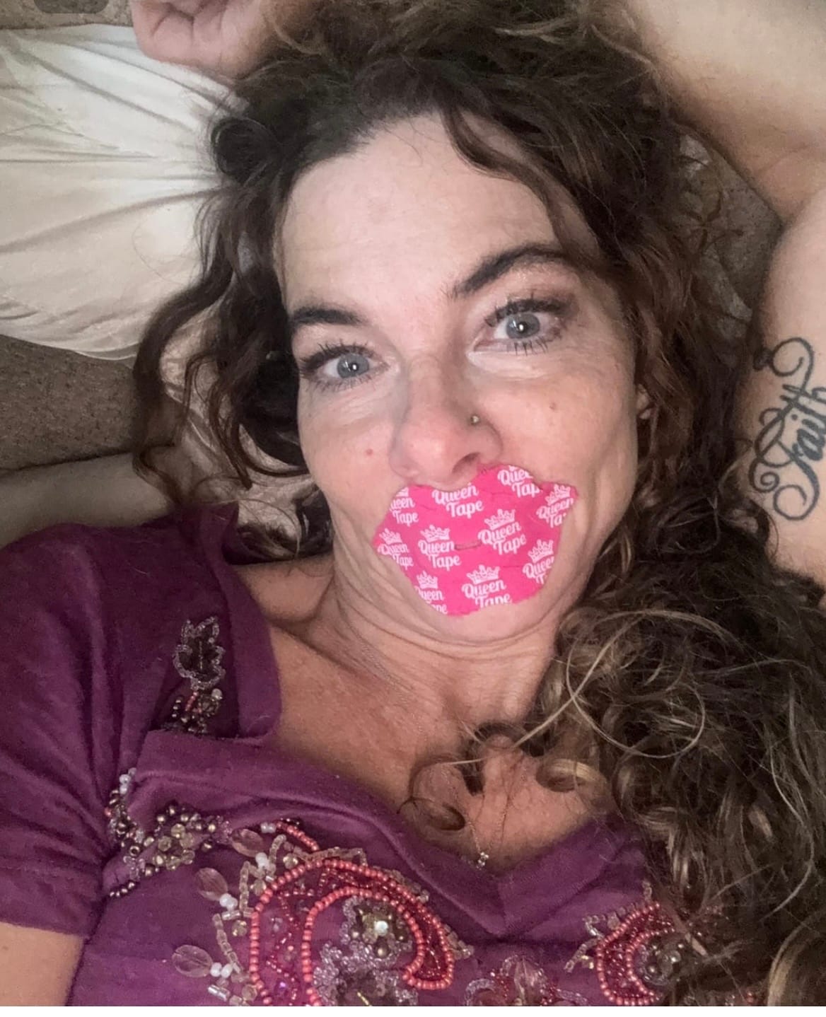 Customer photo review of Plump Tape · Cinta Labial Voluminizadora de Noche