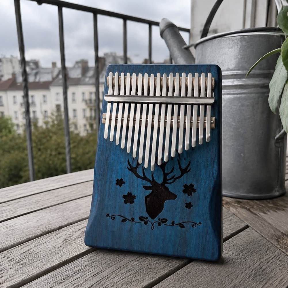 Customer photo review of Kalimba 17 Tasten - Mahagoni, Hirsch-Gravur