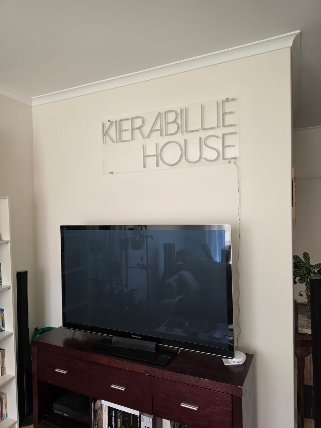 Customer photo review of Custom neon sign KIERABILLIE HOU...