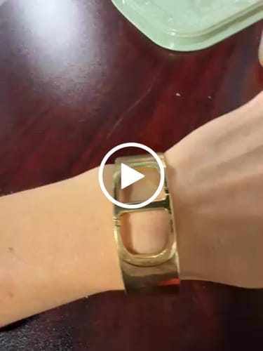 Customer photo review of CD CUFF BRACELET GOLD